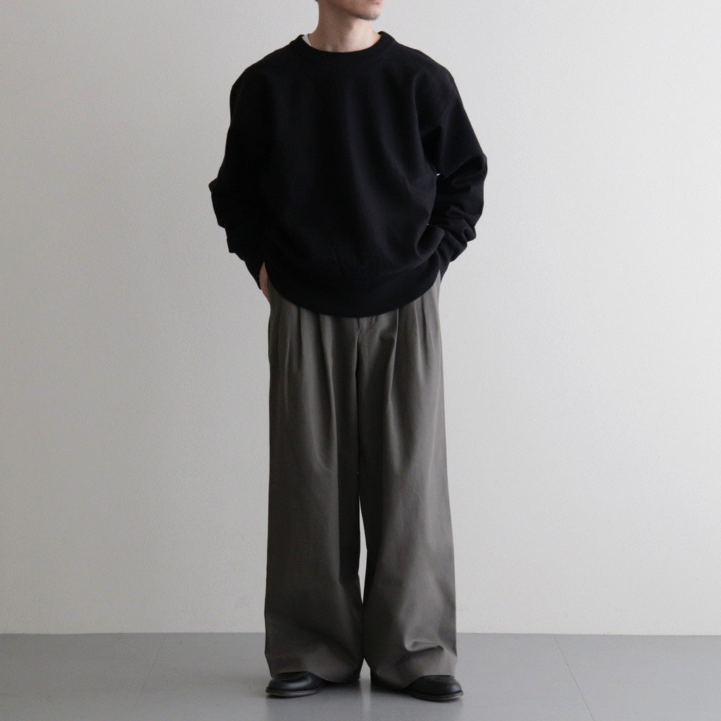 TRIPLE PLEATED WIDE TROUSERS #GRAY [A26A93PT03C] - Diffusion 三重