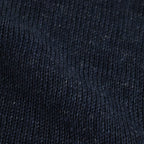 WASHED HIGH COUNT LINEN POLO #NAVY [BN-25SM-023]