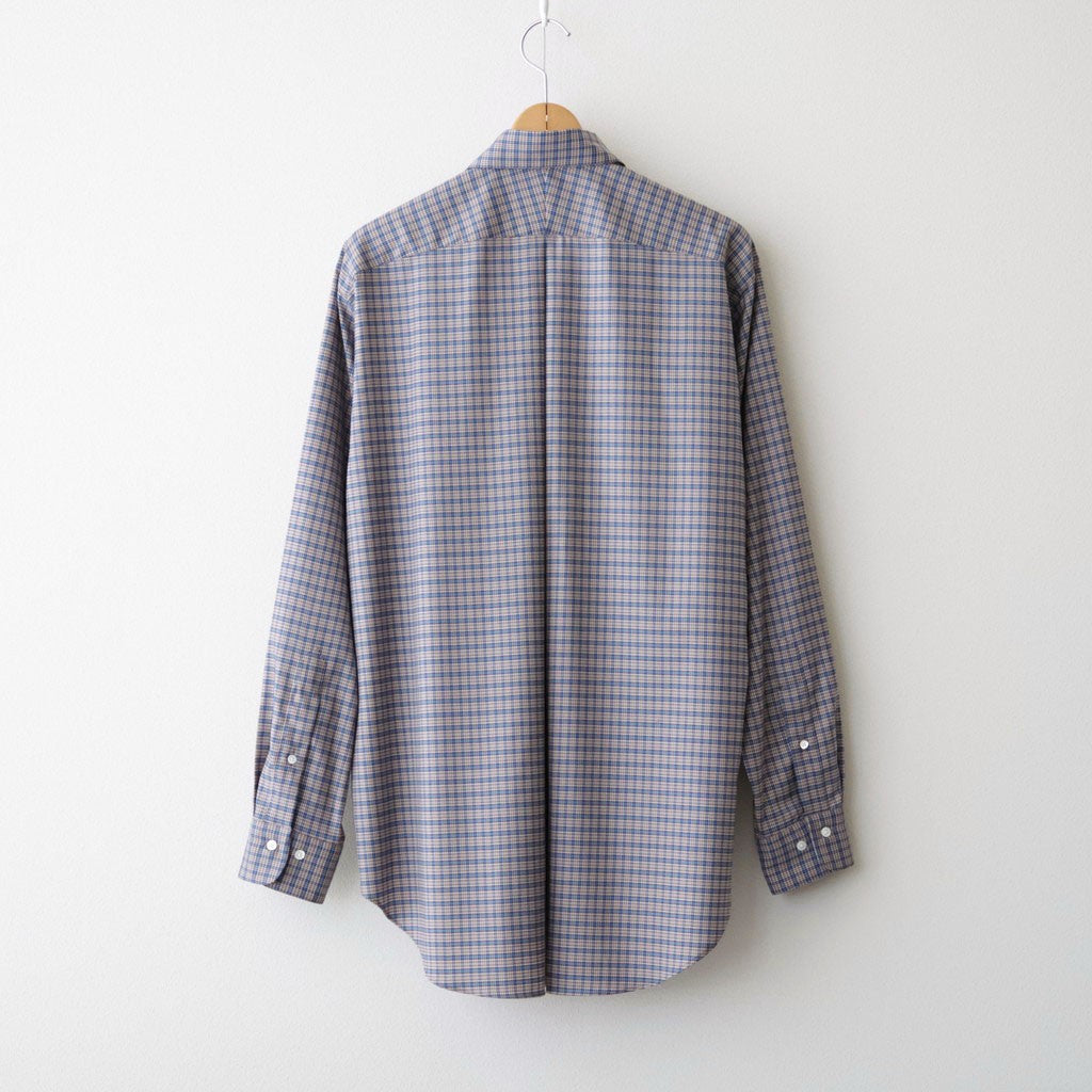 REGULAR FIT DRESS SHIRT #BROWN CHECK [A26C11SH01C]