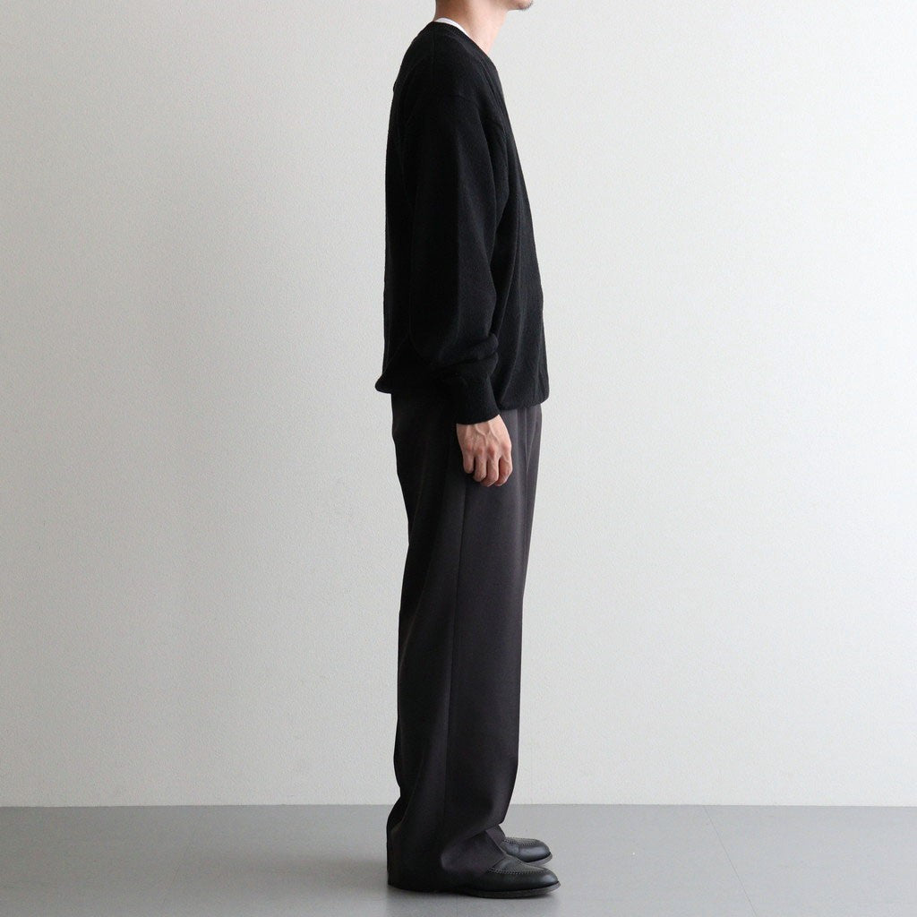 REGULAR FIT STRAIGHT TROUSERS #CHARCOAL GRAY [M26C06PT02C]