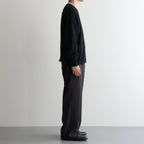 REGULAR FIT STRAIGHT TROUSERS #CHARCOAL GRAY [M26C06PT02C]