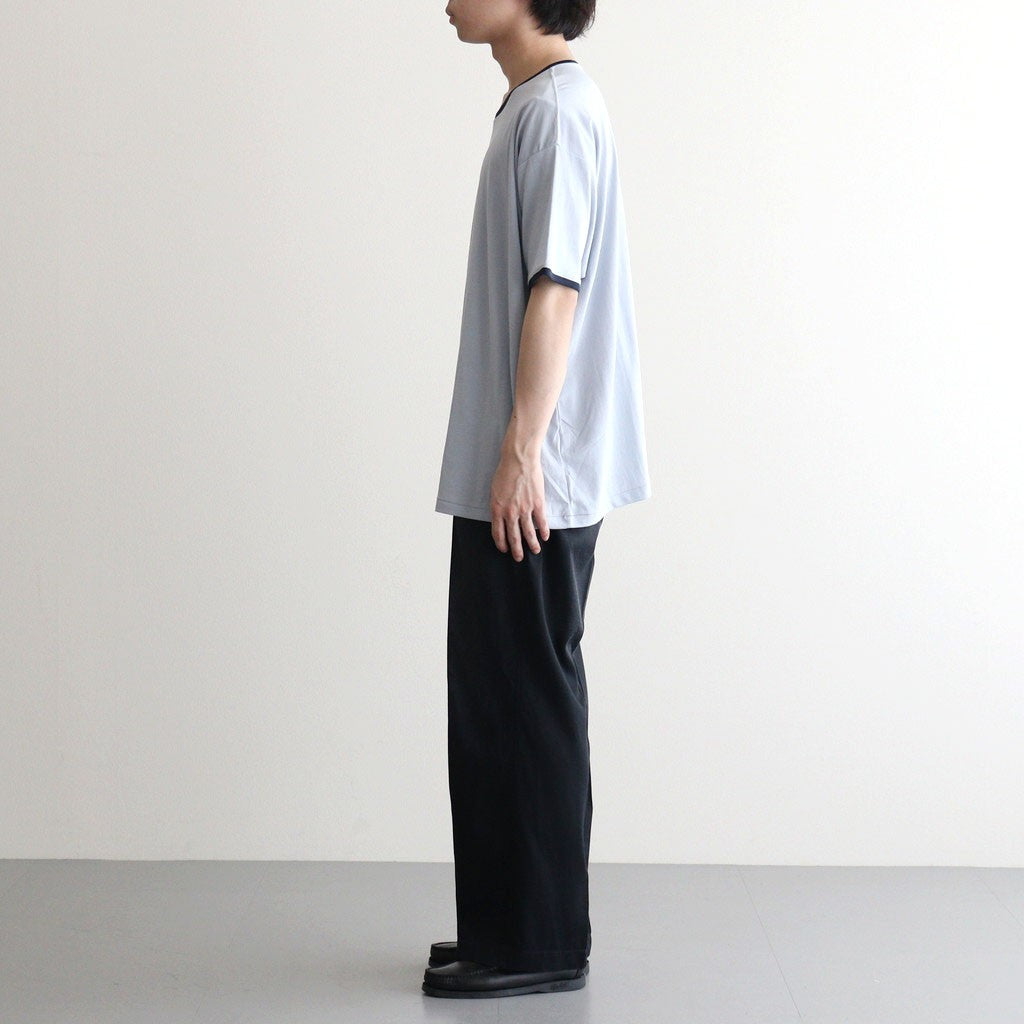 PIMA MOKLODI RINGER TEE #BLUE×NAVY [26S-BIS-CS61]