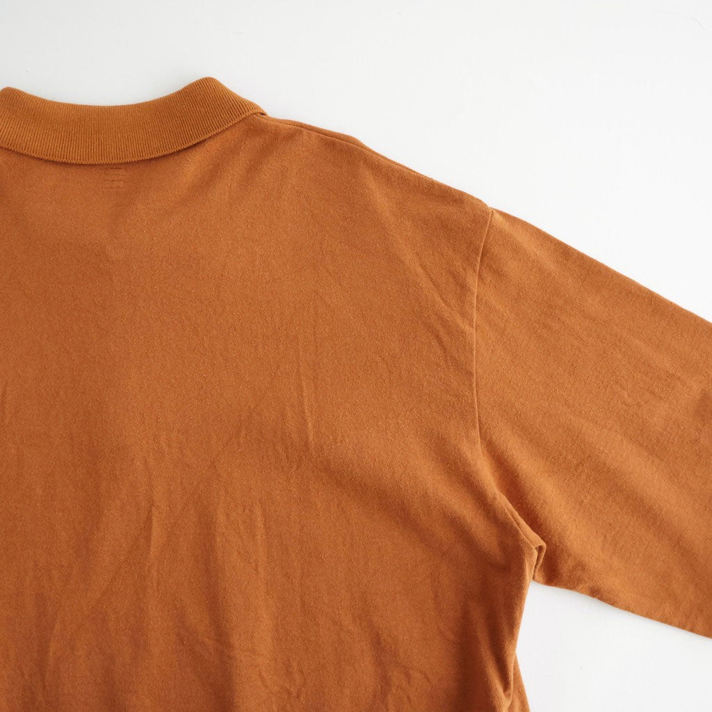 Co/Silk Nep Harf-zip P/O #DustyOrange [BHS25S037F26]