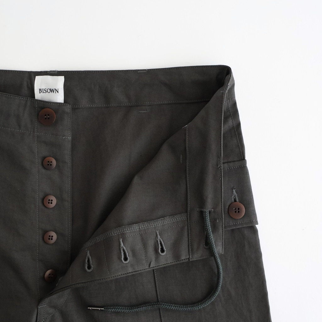 COTTON LINEN M43 TROUSERS #MILITARY GRAY [26S-BIS-PT34]