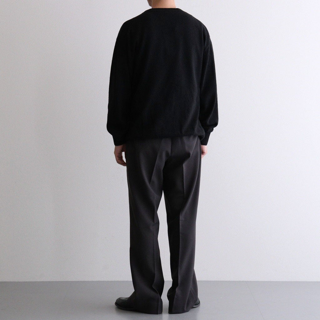 REGULAR FIT STRAIGHT TROUSERS #CHARCOAL GRAY [M26C06PT02C]