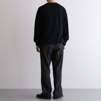 REGULAR FIT STRAIGHT TROUSERS #CHARCOAL GRAY [M26C06PT02C]