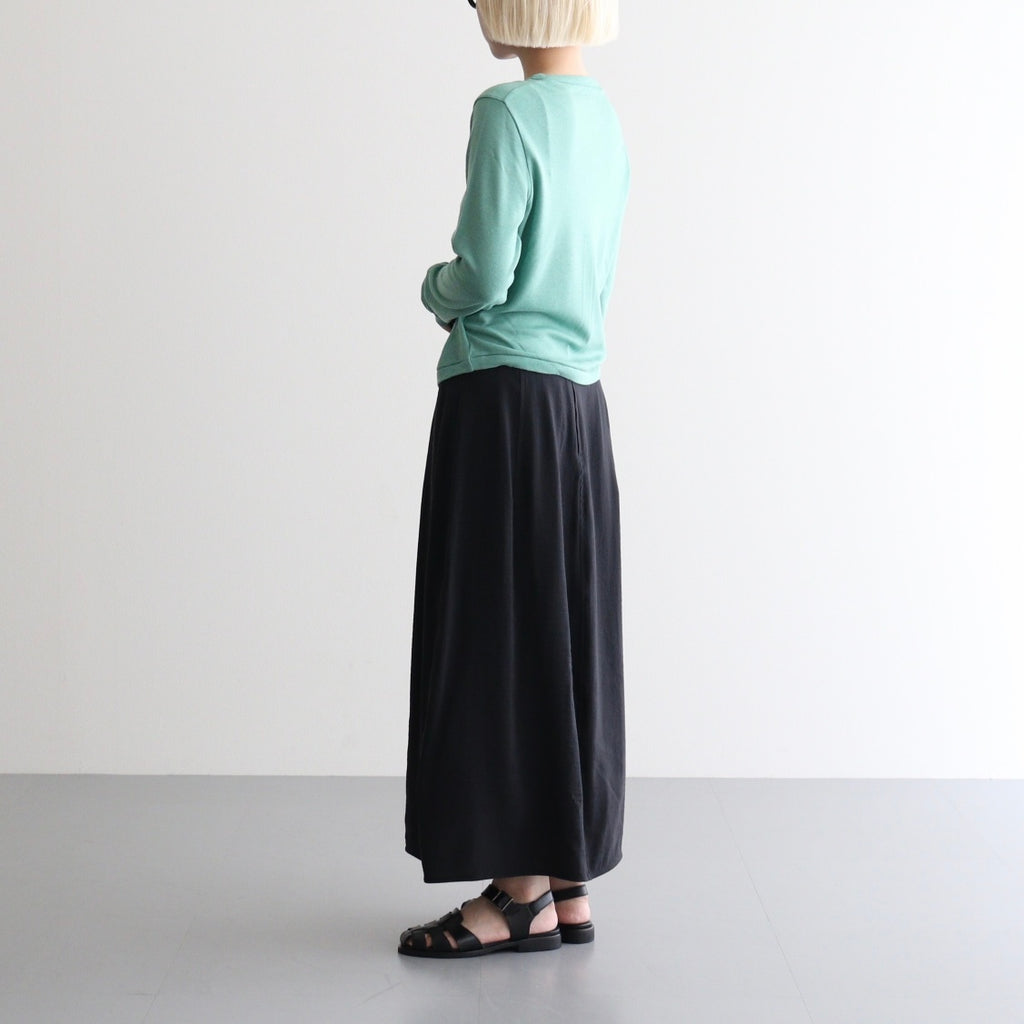 Wool Rib Cardigan #FadeGreen [BHSW24F13F26]