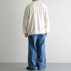 Co/Silk Nep Harf-zip P/O #Ivory [BHS25S037F26]