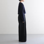 羊绒亨利领衫 - Diffusion 独家款 #海军蓝×浅灰色 [NEP-AW2520B]