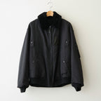 Poly-Silk Twill Modified MA1 #Black [BHS26F026]
