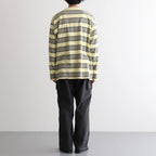 BORDER LS TOP #P.YELLOW x VIRIDIAN [PMAV-CL06]