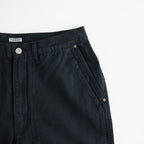 DUCK CLOTH DOUBLE KNEE PAINTER #INK BLACK(FADED) [PMAW-PT06]