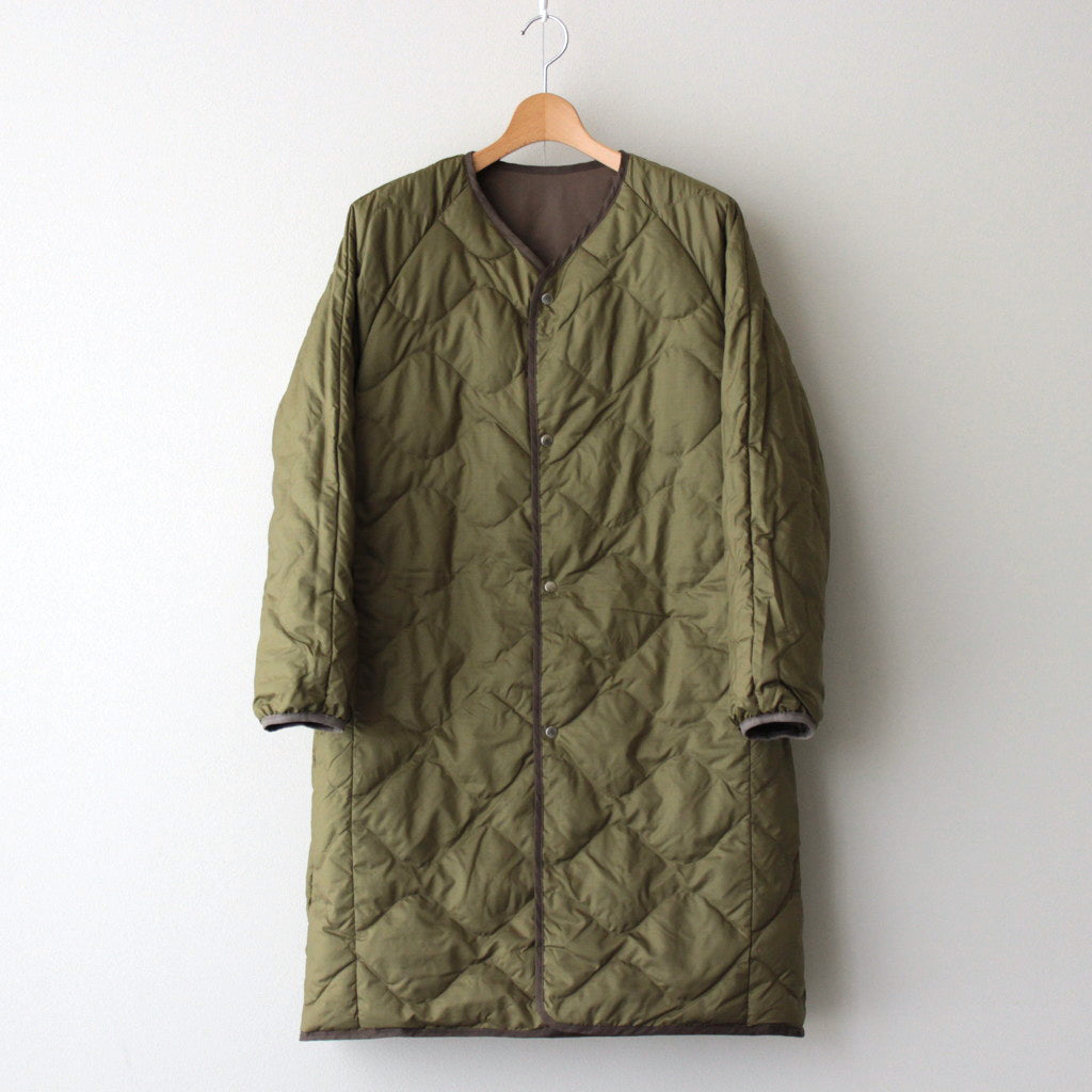 Reversible Down Coat #Khaki Beige [SUBF352]