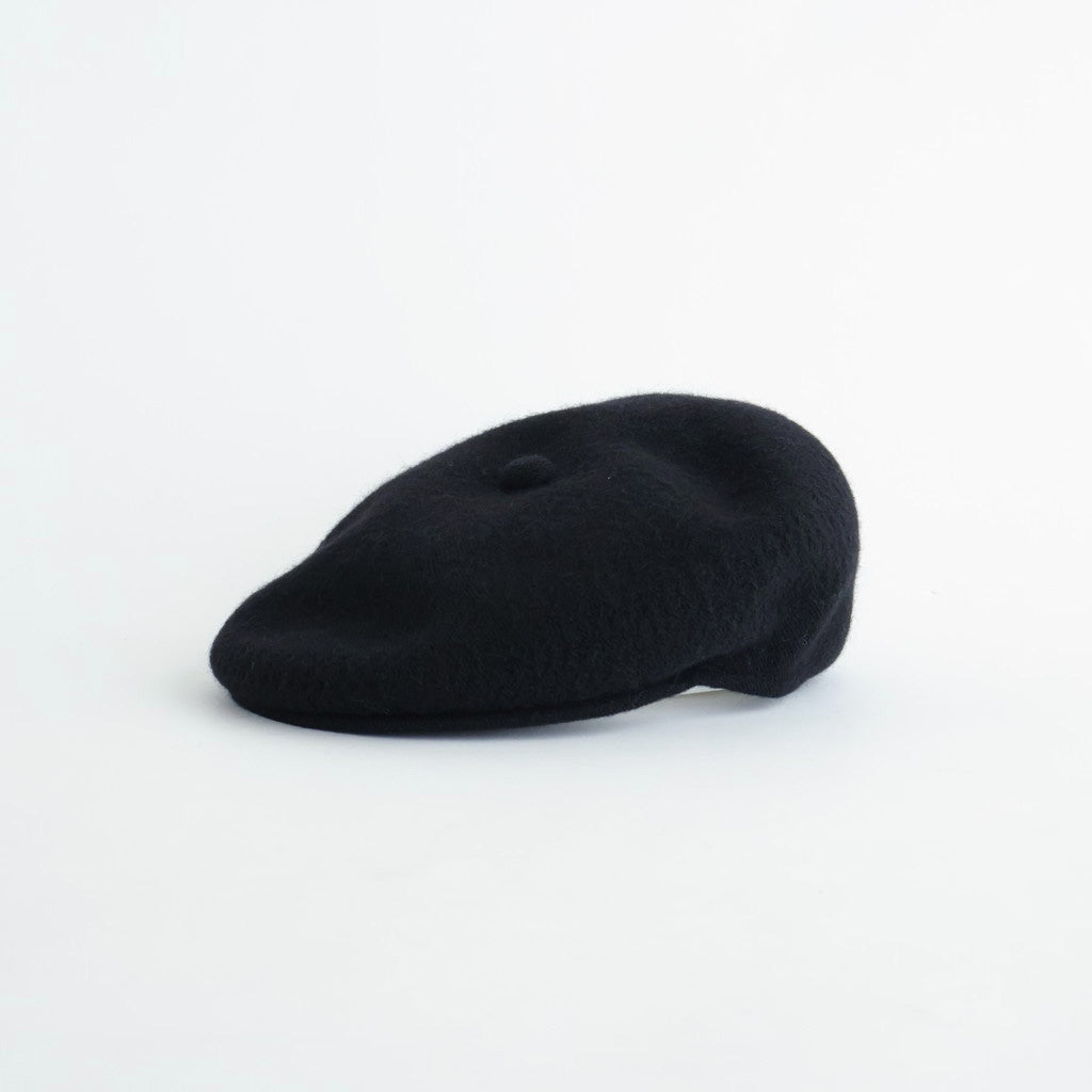 ANGORA WOOL HUNTHING CAP - GENTLEMAN #BLACK [X01007]