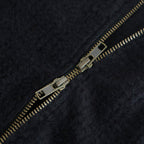 POLARTEC Wool Fleece Sweater Jacket #Black [N25FA051]