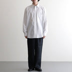 Cottton Silk Check Standard Shirt #White Check [NEP-SS2645]