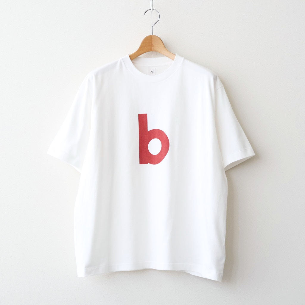bd Print Tee WIDE #White×Red-PT [bROOTS25S34S26A]