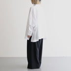 BOURRIENNE COTTON TYPEWRITER PONCHO SH / MA #WHITE [16851 50112]