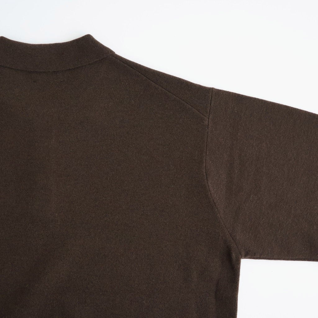 SUNSHINE CASHMERE POLO #BROWN [BN-26FM-059]