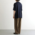 SILK COTTON SKIPPER KNIT #NAVY [26S-BIS-KN66]