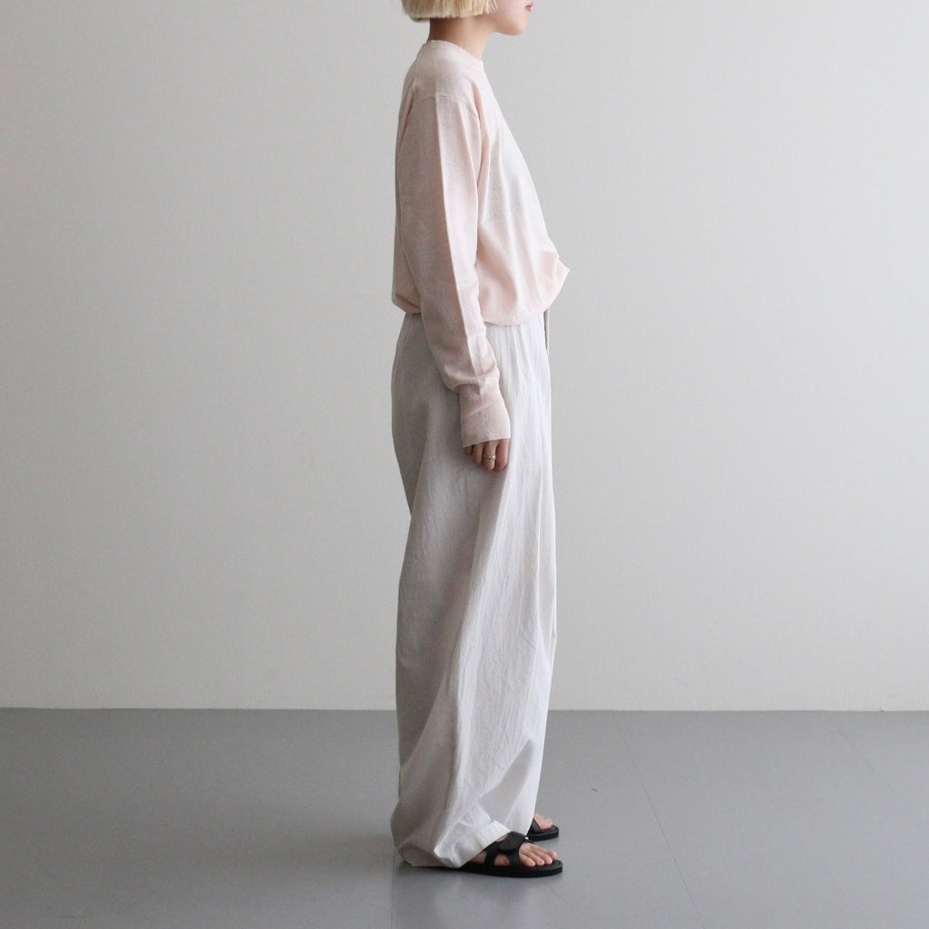 REVIVAL SOFT SILK CREW NECK #PINK [BN-26SL-033]