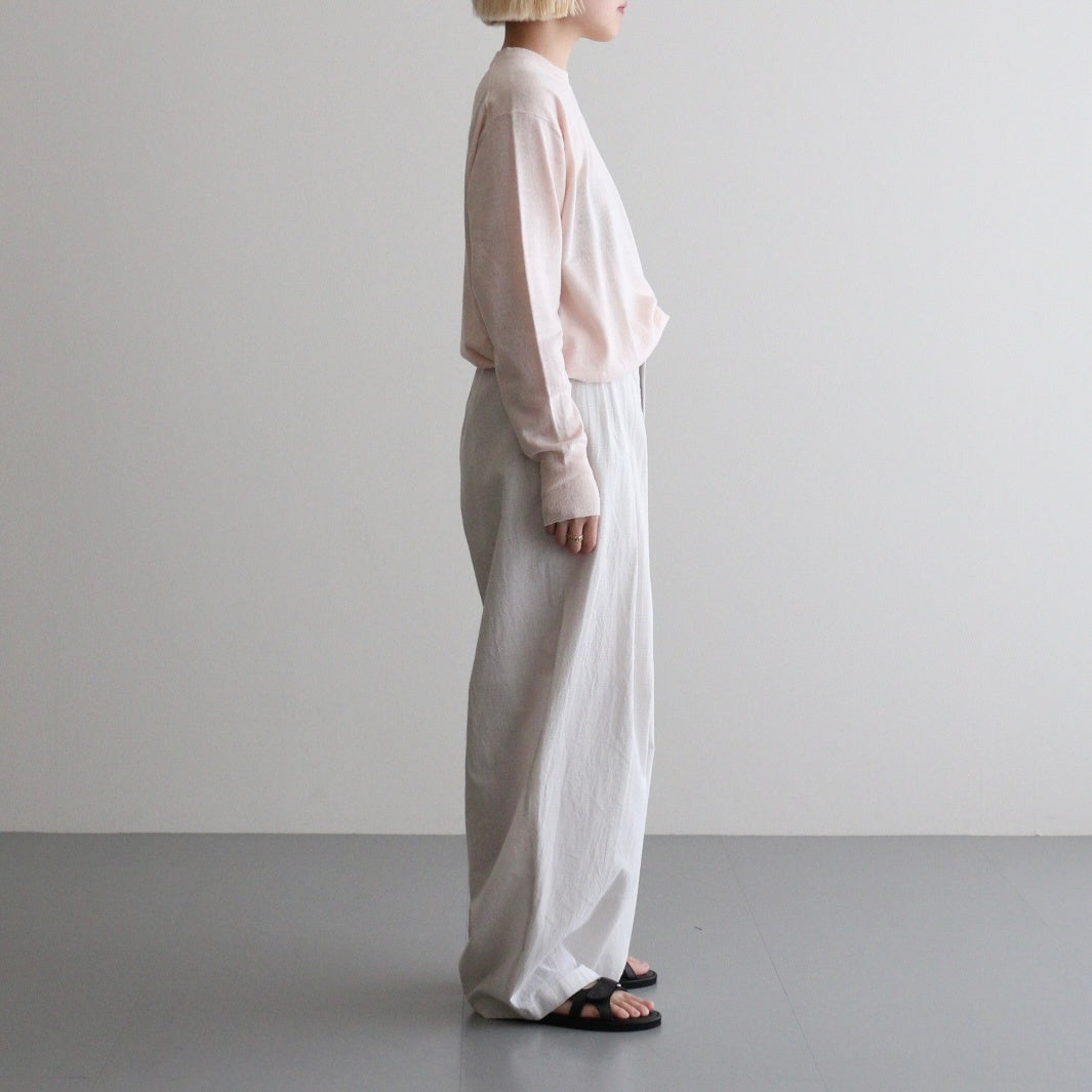 REVIVAL SOFT SILK CREW NECK #PINK [BN-26SL-033]
