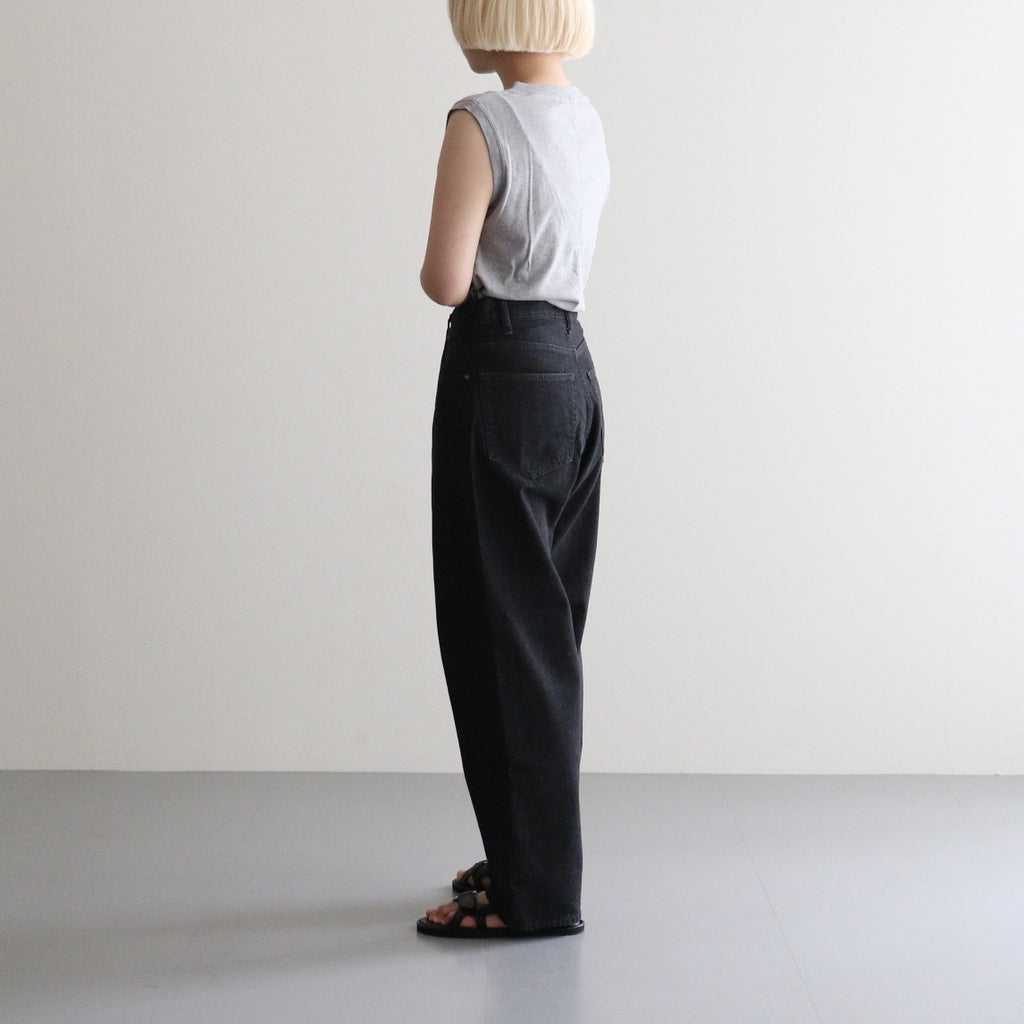 Ni Organic Cotton Denim 5Poket #Black [NEP-SS2607]