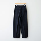 Wool Gabardine Wide Trousers #NAVY [NEP-AW2655]