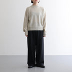 All-yak Crewneck #Ntural White [NEP-AW2408]