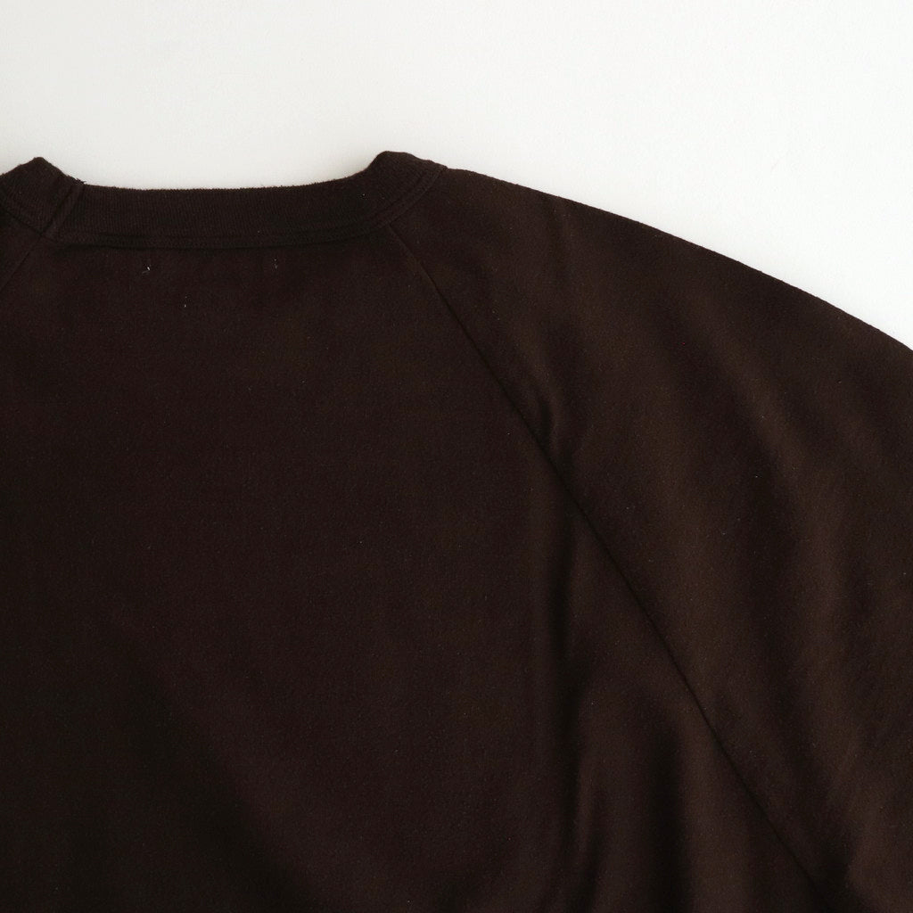 Co/Silk Nep Raglan Tee #Chocolate [BHS24F037]