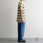 BORDER SS TOP #P.YELLOW x VIRIDIAN [PMAV-CS04]
