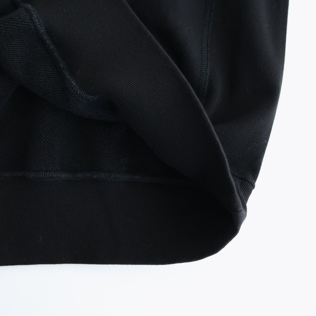 Soft&Hard Sweat Crew-Neck P/O #Black [bROOTS24F21F25]