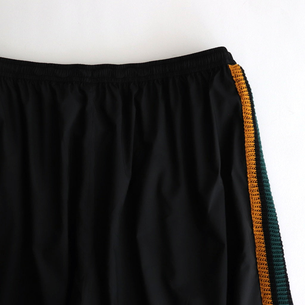 TRACK PANTS POLYESTER #BLACK [DNS25P03]