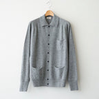 Lightweight All-yak POLO Cardigan #GRAY [NEP-AW2603]