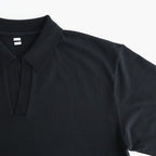 Co/Silk Nep Skipper Cropped Sleeve #Black [BHS26S029]