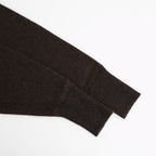 BABY ALPACA KURUMI TENJIKU V CARDIGAN #BROWN [BN-25FM-059]