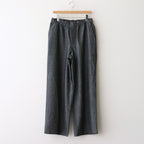 WIDE LEG EASY PANTS #HERRINGBONE [M25C12PT02C]