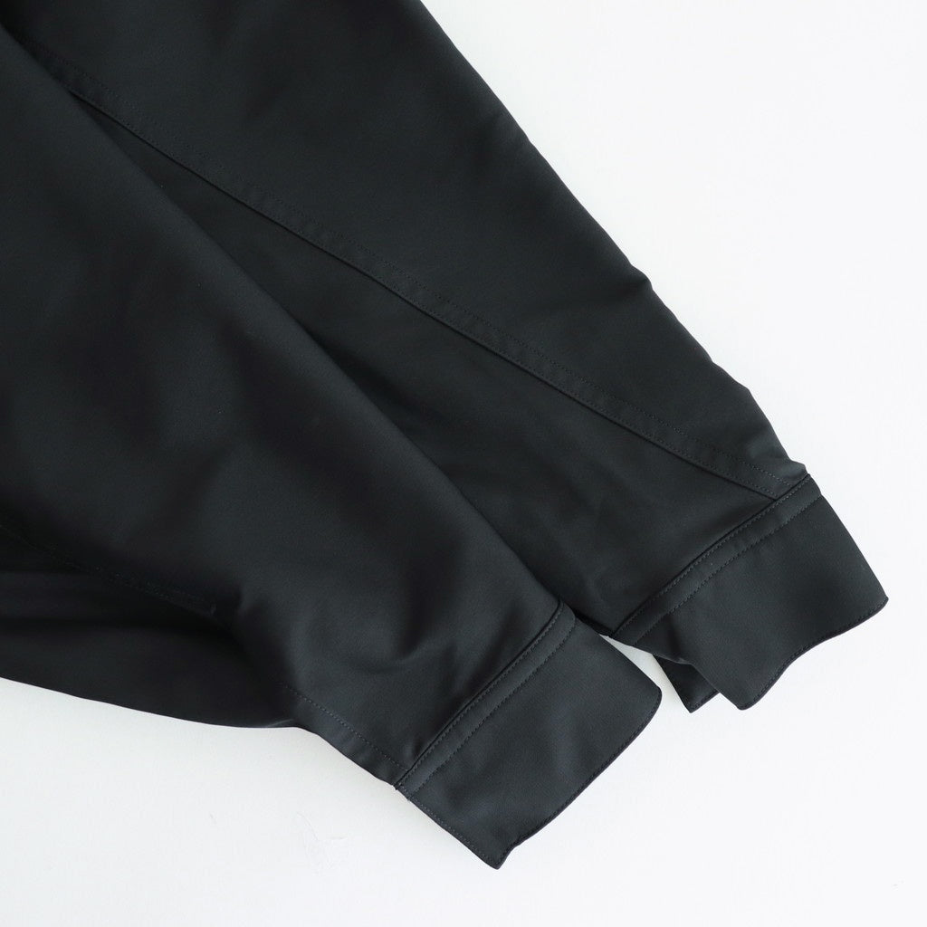 HIGH COUNT DOUBLE TWILL POLYESTER BZ #010 BLACK [16852 25022]