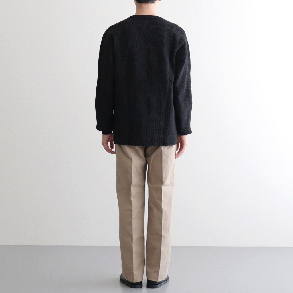 FRONT TUCK ARMY TROUSER #DUNE [252OJ-PT07]