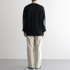 DOUBLE-PLEATED SMARTY TROUSER #BONE [252OJ-PT08]