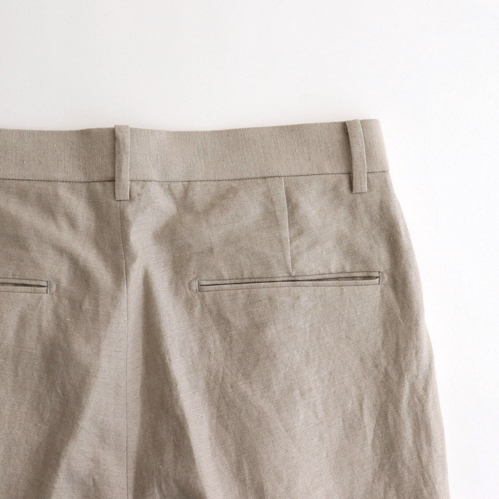 W/Li 2tuck Wide Tapered Trousers #BEIGE [NEP-SS2503M] – Diffusion