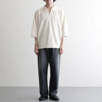 Co/Silk Nep Skipper Cropped Sleeve #Ivory [BHS26S029]