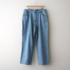 Linen Cotton Denim Field Pants #Indigo Bleach [N26FC029]