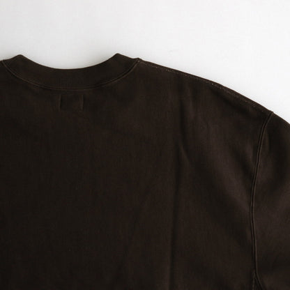 Soft&amp;Hard Sweat Crew-Neck P/O #KhakiBrown [bROOTS24F21]