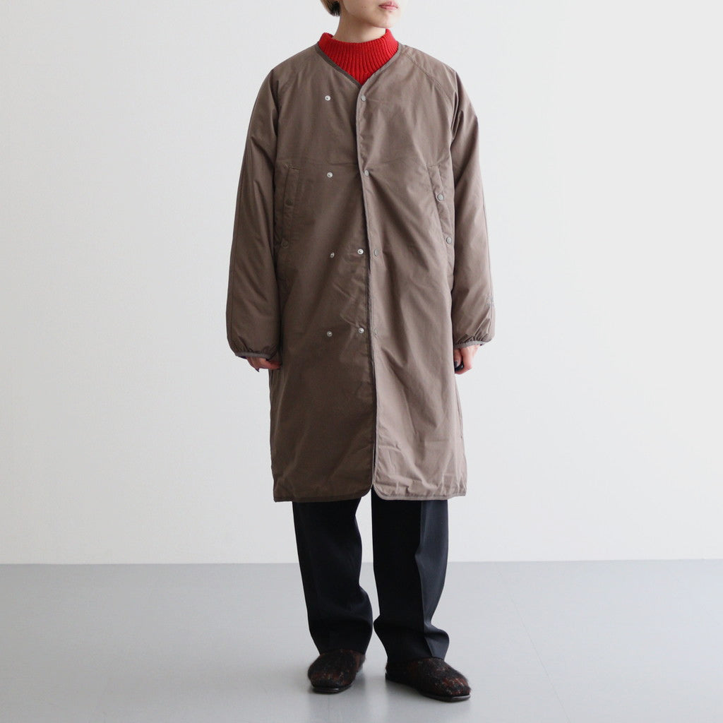 Reversible Down Coat #Khaki Beige [SUBF352]