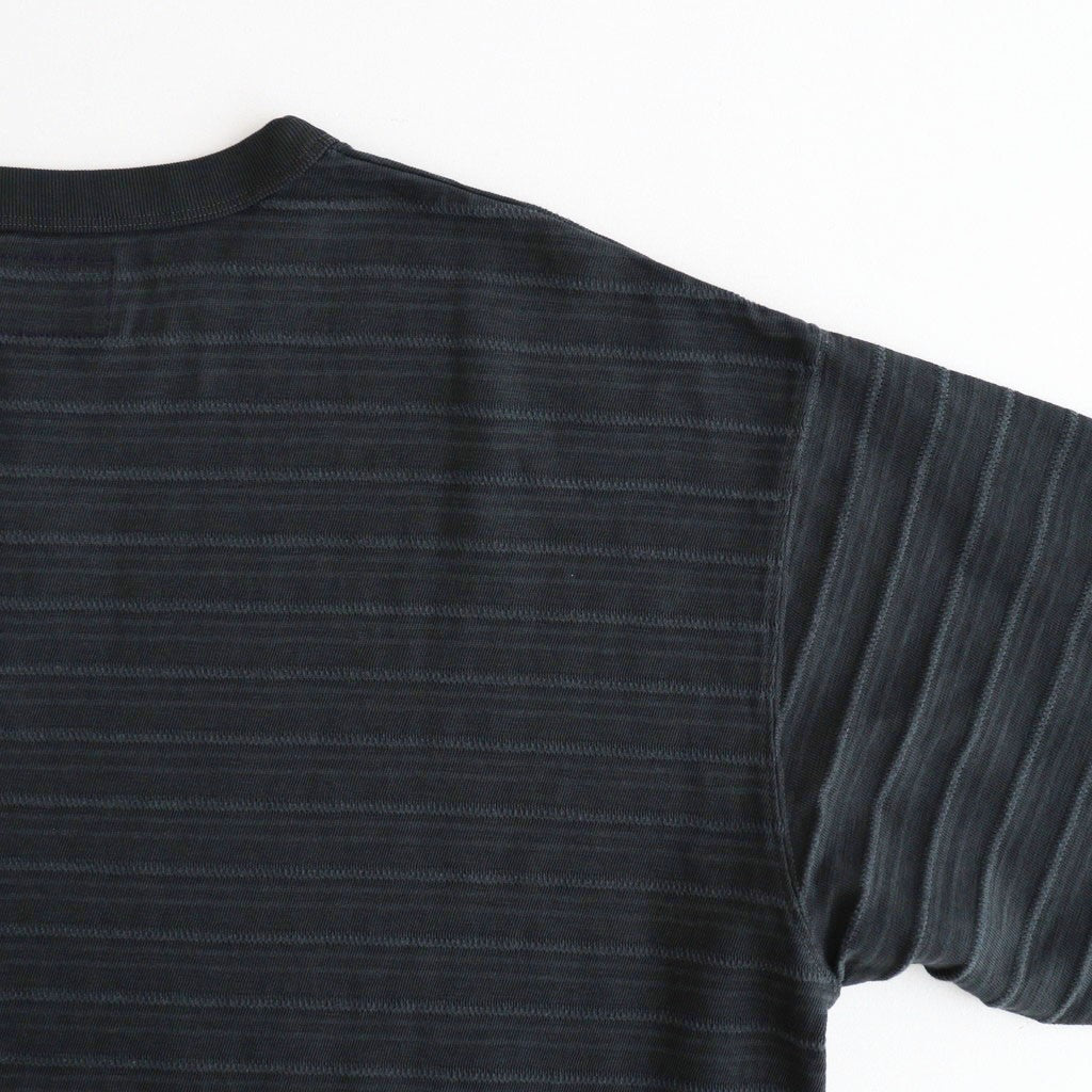 Garment Dyed Jacquard Field Tee #Asphalt Gray [N26SH039]