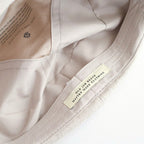 LINEN HERRINGBONE PEAKED CAP #OATMEAL [261OJ-HT02]