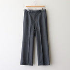Wool Tuckless Waide Trousers #MIX GRAY [NEP-SS2502M]