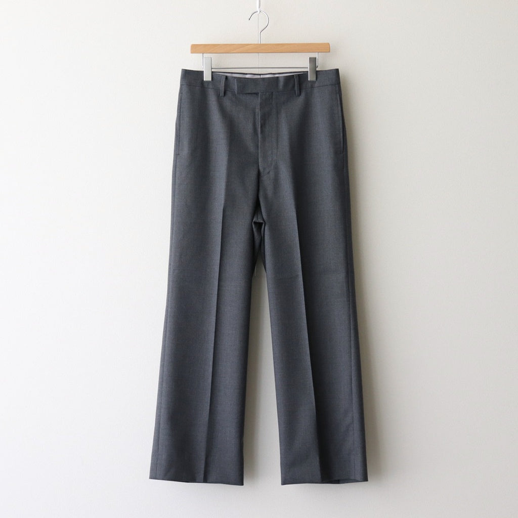 Wool Tuckless Waide Trousers #MIX GRAY [NEP-SS2502M]
