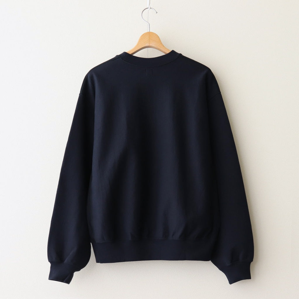 Thin-Sweat Crew-Neck P/O #DarkNavy [bROOTS25S22]